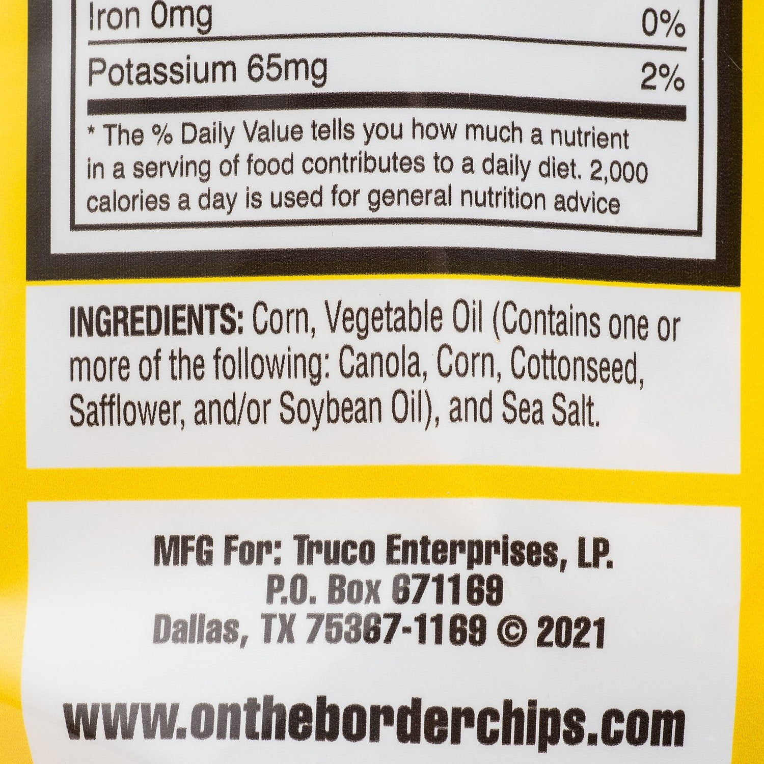 On The Border® Cantina Thins® Tortilla Chips 24 oz. Bag