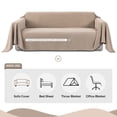 thumbnail image 2 of Lovote Waterproof Sofa Cover Couch Cover Protector Sofa Throw Cover Slipcover Durable Multi-Function Furniture Cover for Pets Dogs Cats Home Living Room, Khaki 71" x 118", 2 of 7