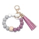 thumbnail image 1 of Llavero Pulsera Pulsera, Pulsera de Llavero de Silicona con Cuentas con Monedero para Tarjetas, Brazalete Elástico para Llavero para Mujer, 1 of 5