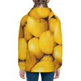 thumbnail image 4 of Hoodies for Teen Girls Boys - Ripe Yellow Lemon Warm Boys' Fashion Zip Up Hoodies & Sweatshirts, Boys Girls Kids Clothes Size 7-8 Youth Pullover with Kangaroo Pocket, 4 of 5
