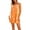 Orange, variant on Elippeo Women Slip Dress  Spaghetti Straps Backless Graphic Print A-line Dress Summer Mini Dress