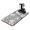White-54, variant on Astronaut and Planet Dish Drying Mat, Nebula Cosmic Rocket Absorbent Kitchen Mat