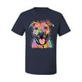 thumbnail image 3 of Dean Russo Best Dog Dog Lover Men's Graphic T-Shirt, Navy, 5X-Large, 3 of 6