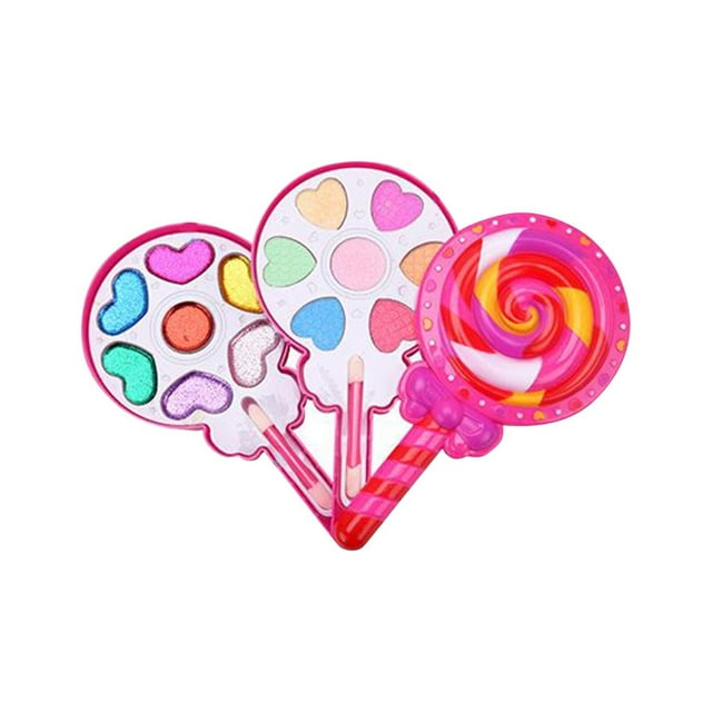 MesaSe Kids Girls Makeup Set Eco-friendly Cosmetic Pretend Role Play Toy Christmas Gift