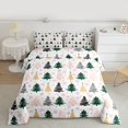 thumbnail image 2 of Feelyou Cartoon Xmas Tree Bedding Comforter Set for Kid, Merry Christmas Twin Comforter Sets, Snowflake Print Reversible Bedding Set, Breathable Home Decor, 2pcs, 2 of 8