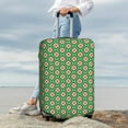 thumbnail image 4 of Uemuo 60s and 70s Style Printed Washable Luggage Cover - Fashion Suitcase Protector Fits 18-32 Inch Luggage -X-Large, 4 of 9