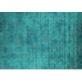 thumbnail image 1 of Ahgly Company Indoor Rectangle Oriental Turquoise Blue Industrial Area Rugs, 8' x 12', 1 of 4