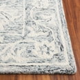 thumbnail image 4 of SAFAVIEH Capri Serenity Floral Wool Area Rug, Blue/Ivory, 4' x 6', 4 of 8