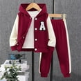 thumbnail image 2 of NIEWTR Toddler Baby Girl 2Pcs Outfits Print Pullover Tops + Drawstring Pants Set Fall Winter Clothes Toddler Girl Outfit For 1t 2t 3t 4t 5t 6t,6-7 Years, 2 of 7