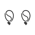 thumbnail image 1 of Sidaley Cordón para teléfono móvil, correa cruzada para el cuello, cuerda colgante Universal ajustable, mosquetón para caminar, seguridad Negro 2piezas, 1 of 5