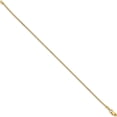 thumbnail image 2 of 14K Yellow Gold .9mm Franco Chain (8 X 0.9) Made In Peru fra030-8, 2 of 5