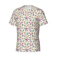 thumbnail image 3 of Rocae Cute Flower for Men's Moisture-Wicking Crew Tee - T-Shirt for Sports, Outdoor Activities, and Casual WearX-Large, 3 of 9