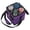 Purple, variant on Austok 4 Cup Drink Carrier with Handle & Strap Reusable Insulated Bag for Delivery Foldable Drink Caddy for Hot & Cold Drinks Portable Water Bottle Bag for Travel