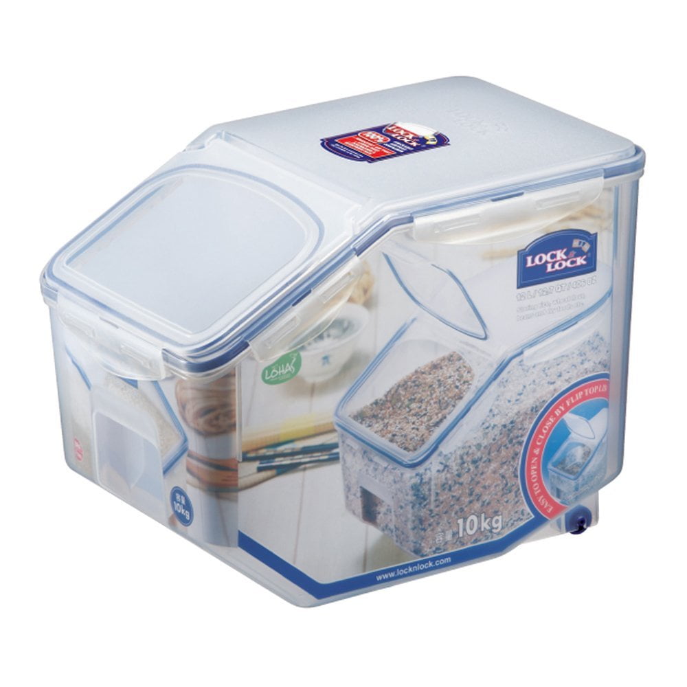 LOCK LOCK Bulk Storage Bins Food Storage Container With Wheels 405 77 