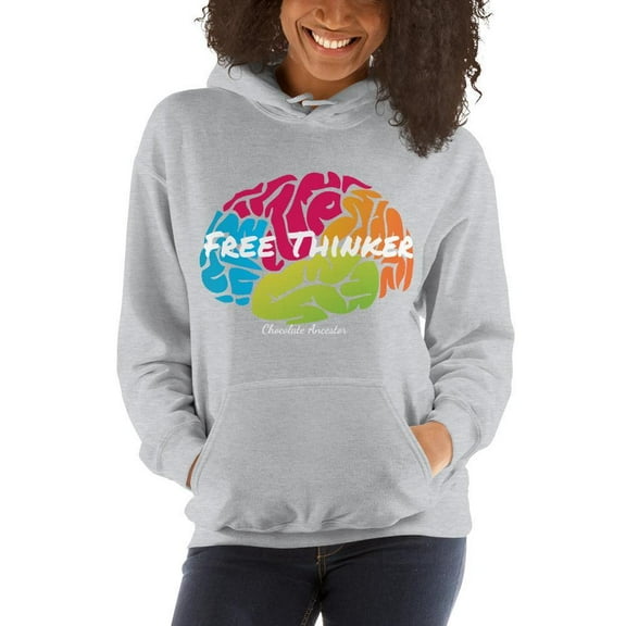 Free Thinker Hooded Unisex Sweatshirt