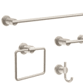 thumbnail image 5 of Nicoli (1-Pack) Toilet Paper Holder SpotShield Brushed Nickel Tissue Roll Holder for Bathroom Organization and Storage Pivoting Toilet Tissue Holder Wall Bathroom Accessories, 5 of 6