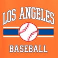 thumbnail image 6 of Wild Bobby City of Los Angeles LA Baseball Fantasy Fan Sports Men's T-Shirt, Orange, Medium, 6 of 6
