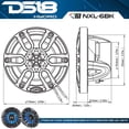 thumbnail image 3 of Altavoces marinos DS18 CF-65M 6.5 de 2 vías con par de luces RGB, 3 of 9