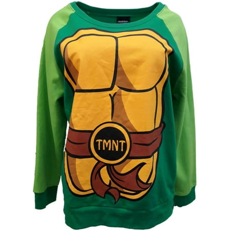 Girls Teenage Mutant Ninja Turtle Super Hero Pullover Sweater Sweat (Best Workout For Teenage Girl)
