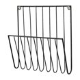 thumbnail image 1 of Wall Mount File Holder Magazine Rack Iron Versatile Decorative Newspaper Holder Mail Organizer for Papers Documents Brochures, 1 of 5
