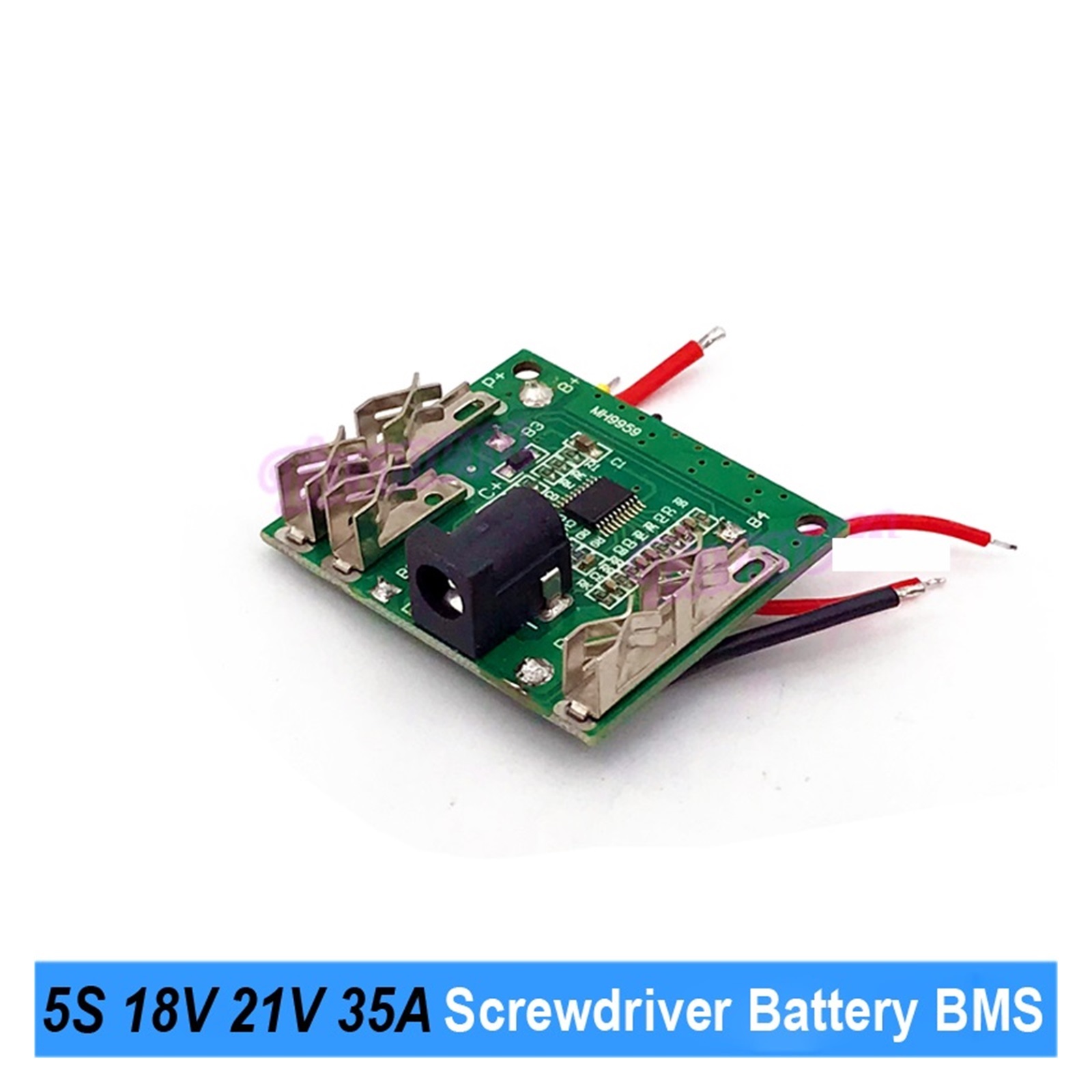 5S 18V 21V 35A BMS 18650 Lithium Battery Protect Board Balance With DC For Electric Drill Screwdriver Batteries Use ,Detection Circuit