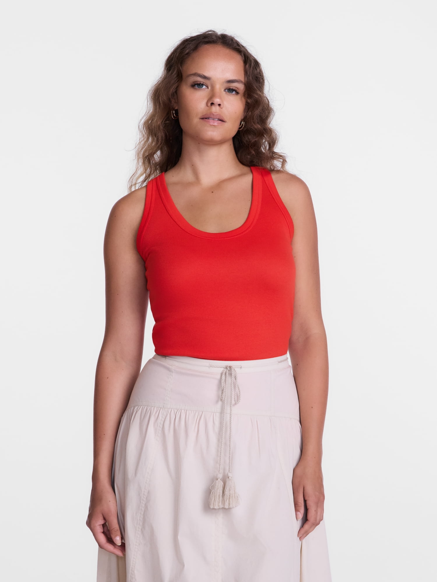 Scenario Women's Rib Tank Top, Sizes XS-XXXL