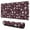 Burgundy Rock Skull, variant on Long Mouse Pads for Desk,Colorful Skull Pattern Desk Mats on Top Of Desks, Desk Mouse Pad Extra Large with 3mm Non-Slip Base and Stitched Edge for Gaming,Office,Work,Home 31.5"x11.8"