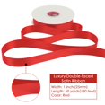 thumbnail image 2 of Cinta Decorativa HUIHUANG de Raso Rojo 2,5 cm x 46 m Poliéster, 2 of 8
