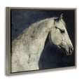 thumbnail image 2 of Stupell Industries Contemporary Equine On The Blue Night Brown Floating Frame Canvas Art, 21 x 17, by Svetlana Aleynikova, 2 of 8