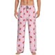 thumbnail image 1 of Balery Strawberry Floral Pantalones de pijama para hombre, pijama ultraligero, pantalón de descanso-Medium, 1 of 6