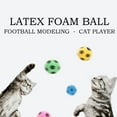 thumbnail image 6 of Cat Toys Sponge Soccer Balls 4-Pack, Interactive Squeaky Play Balls For Cats Cats, Squish Roll Bounce Cat Sports Toys, 1 Inch Diameter Safe Sponge Cat Chew Toys, All Breed Cat, 6 of 6