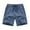 Blue, variant on Enridrech L-8XL Big and Tall Shorts for Men Comfort Solid Color Trunks Drawstring Elastic Waist Short Pant with Pockets