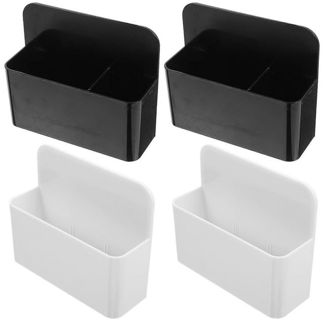 Fridge Pen Holder 4Pcs Assorted Color Plastic Space-Saving Magnetic Marker Holder for Office