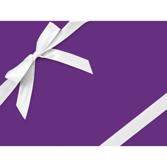 Pack of 1, Royal Purple 26" x 417' Half Ream Roll Gift Wrap for Holiday, Party, Kids' Birthday, Wedding & Special Occasion Packaging