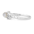 thumbnail image 4 of 10k White Gold Freshwater Cultured Pearl And Diamond Ring, 4 of 6