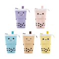 thumbnail image 2 of 1 juego lindo Boba té de la leche bolsa de pluma telescópica portalápices estuche de papelería estuche de lápices de pie estuche de papelería caja para estudiantes hola suerte  unisex, 2 of 2