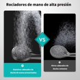 thumbnail image 4 of DOXASIK Regaderas para Ba&ntilde;o de Lluvia Alta Presion, 8" Cabeza de Ducha de Lluvia, Ducha de Mano de 5 Modos Rociado, Ajustable con Soporte, Antifugas, Manguera de 1.5 m (Negro), 4 of 7
