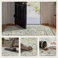 thumbnail image 4 of KUETH 5'x7' Area Rugs for Living Room, Non Slip Machine Washable Vintage Indoor Rug, Low Pile Chenille Print Rug for Bedroom Dining Room Home Office, 4 of 9