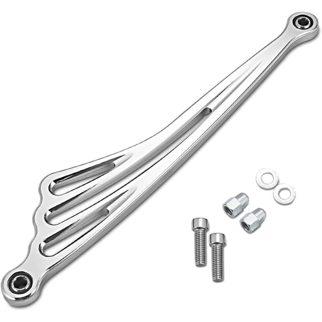Palanca de cambio de marchas para motocicleta, ala CNC plateada de 31CM para Harley Trike, modelo Touring Road King Softail 1984-2015 2016 2017 JM