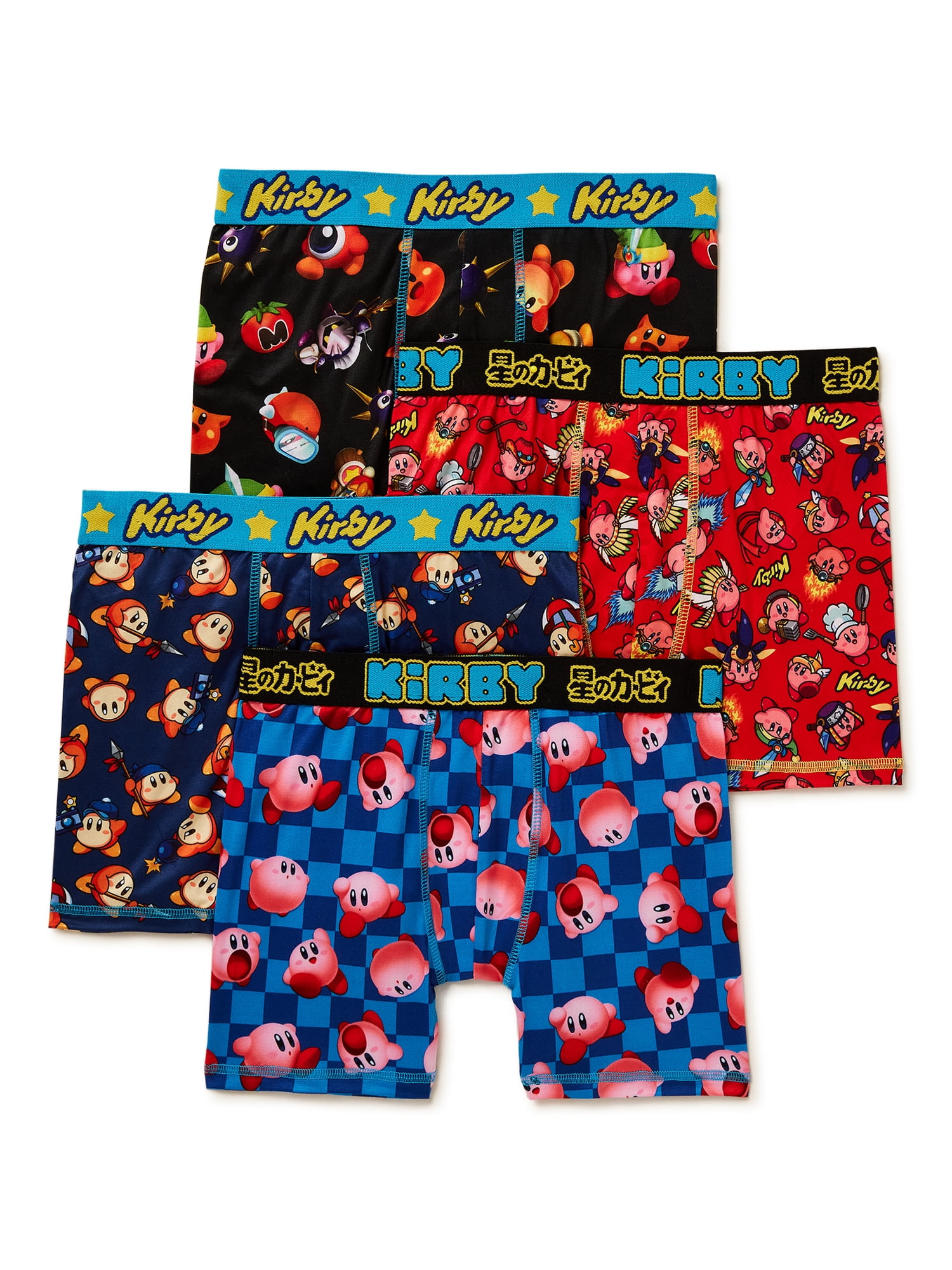 Kirby Boys Boxer Brief Underwear, 4Pack, Sizes XSXL