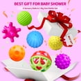 thumbnail image 3 of Set de bolas sensoriales y sonajero ROHSCE Montessori Toys, 3 of 9