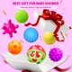 thumbnail image 3 of Set de bolas sensoriales y sonajero ROHSCE Montessori Toys, 3 of 9