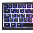 thumbnail image 3 of Teclado Gamer Ocelot Membrana Alámbrico 60% Rainbow Con Rueda de Control de Volumen Color Negro, 3 of 4