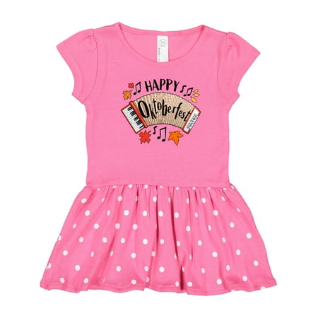 

Inktastic Happy Oktoberfest- Accordian Gift Toddler Girl Dress