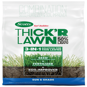 Scotts Turf Builder Thick'r Lawn Sun and Shade, 12 lb. Contains Fertilizer