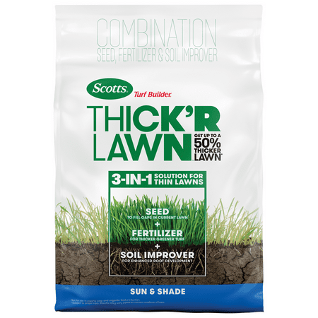 Scotts 3-in-1 Thick'R Lawn Sun & Shade Soil