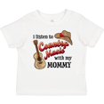 thumbnail image 3 of Inktastic I Listen to Country Music with My Mommy with Guitar and Hat Boys or Girls Baby T-Shirt, 3 of 5