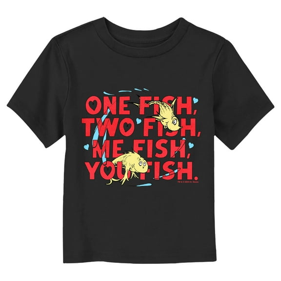 Dr. Seuss One Fish Two Fish Me Fish You Fish Graphic T-Shirt