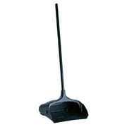 Rubbermaid Commercial Dust Pans, w handle, 11 1 4 in x 12 4 5 in, Plastic, Black by Newell Rubbermaid™