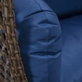thumbnail image 5 of Hanging Egg Chair 2 Person - Wicker Patio Swing Seat Outdoor Porch Chair, 5 of 5